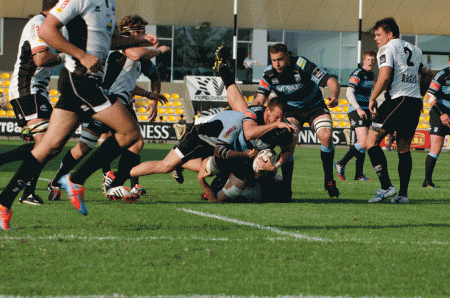 FOTO FERRARI - ZEBRE - CARDIFF GUINNESS PRO12