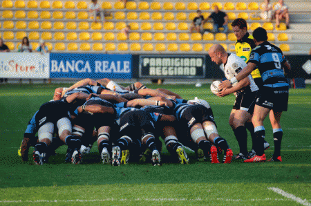 FOTO FERRARI - ZEBRE - CARDIFF GUINNESS PRO12